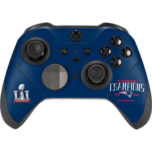 NFL 2016 Super Bowl LI Champions New England Patriots Xbox Elite Wireless Controller Series 2 Skin