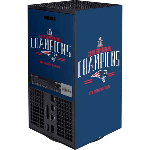 NFL 2016 Super Bowl LI Champions New England Patriots Xbox Series X Bundle Skin