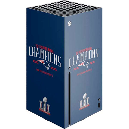 NFL 2016 Super Bowl LI Champions New England Patriots Xbox Series X Skins