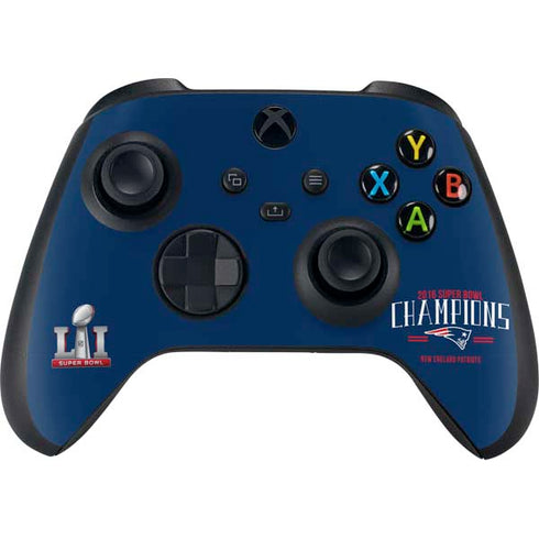 NFL 2016 Super Bowl LI Champions New England Patriots Xbox Series X Controller Skin