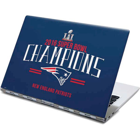 NFL 2016 Super Bowl LI Champions New England Patriots Yoga 910 2-in-1 14in Touch-Screen Skin