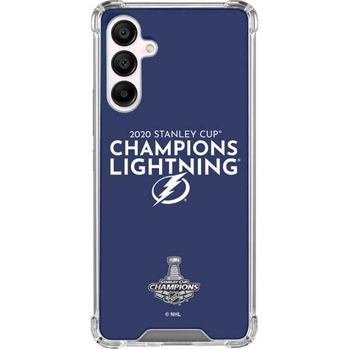 NHL 2020 Stanley Cup Champions Lightning Galaxy A16 5G Clear Case