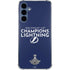 NHL 2020 Stanley Cup Champions Lightning Galaxy A35 5G Clear Case