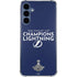 NHL 2020 Stanley Cup Champions Lightning Galaxy A55 5G Clear Case
