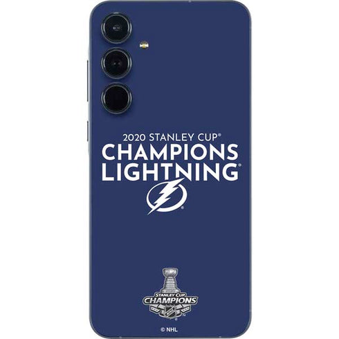 NHL 2020 Stanley Cup Champions Lightning Galaxy A55 5G Skin