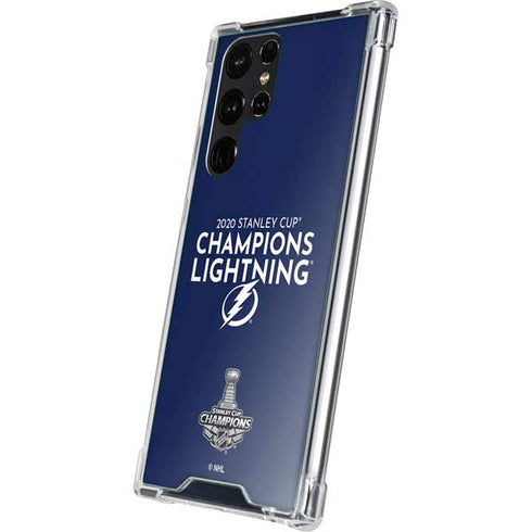 NHL 2020 Stanley Cup Champions Lightning Galaxy S23 Ultra Clear Case