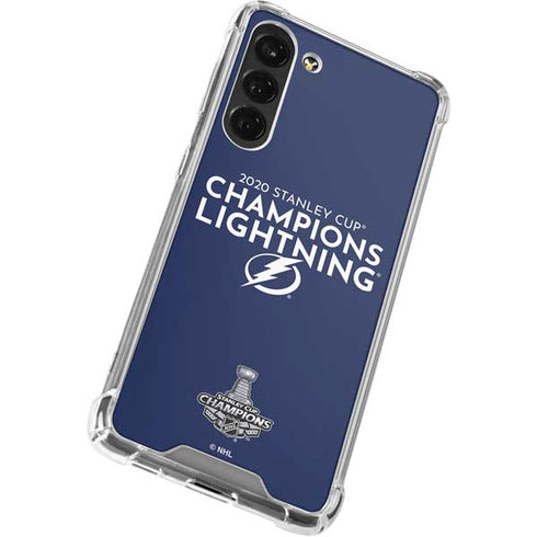 NHL 2020 Stanley Cup Champions Lightning Galaxy S24 FE Clear Case