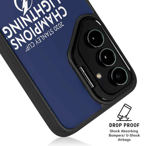 NHL 2020 Stanley Cup Champions Lightning Galaxy S24 FE Kickstand Case