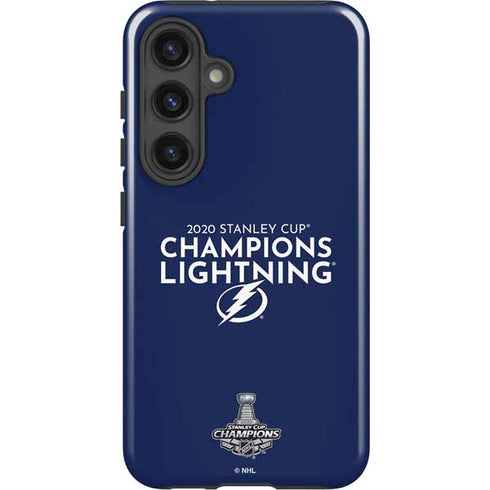 NHL 2020 Stanley Cup Champions Lightning Galaxy S25 Impact Case