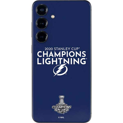 NHL 2020 Stanley Cup Champions Lightning Galaxy S25 Plus Skin
