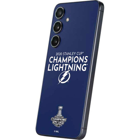 NHL 2020 Stanley Cup Champions Lightning Galaxy S25 Plus Skin