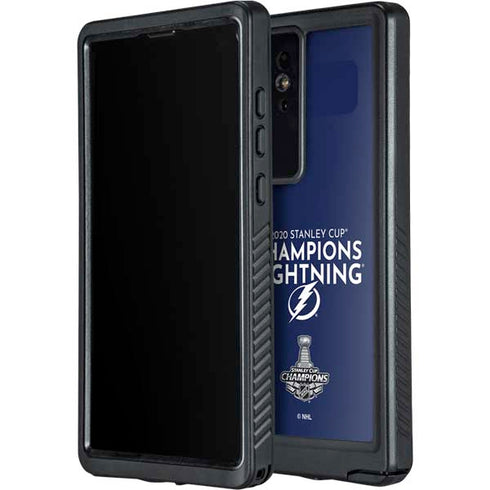 NHL 2020 Stanley Cup Champions Lightning Galaxy S24 Ultra Waterproof Case