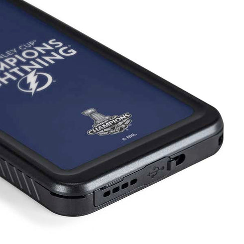 NHL 2020 Stanley Cup Champions Lightning Galaxy S24 Waterproof Case