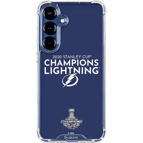 NHL 2020 Stanley Cup Champions Lightning Galaxy S25 Clear Case