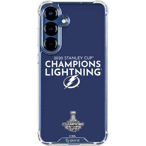 NHL 2020 Stanley Cup Champions Lightning Galaxy S25 Plus Clear Case