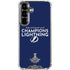 NHL 2020 Stanley Cup Champions Lightning Galaxy S26 Clear Case