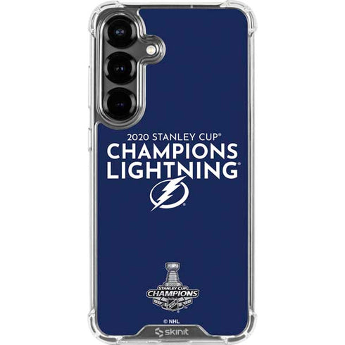 NHL 2020 Stanley Cup Champions Lightning Galaxy S26 Plus Clear Case