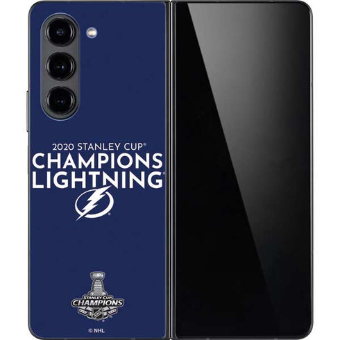 NHL 2020 Stanley Cup Champions Lightning Galaxy Z Fold5 5G Skin