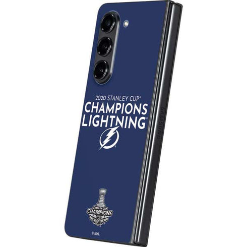 NHL 2020 Stanley Cup Champions Lightning Galaxy Z Fold5 5G Skin