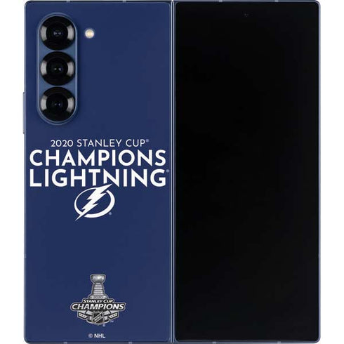 NHL 2020 Stanley Cup Champions Lightning Galaxy Z Fold6 Skin