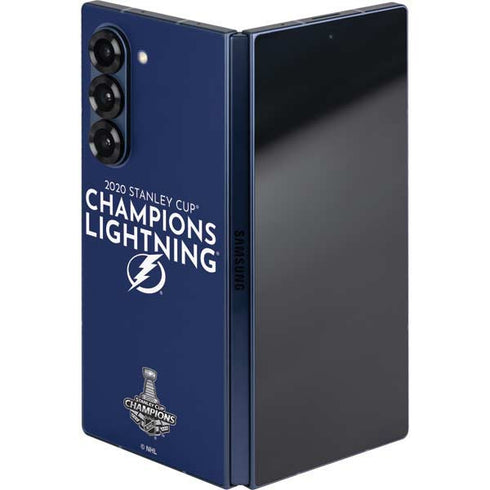 NHL 2020 Stanley Cup Champions Lightning Galaxy Z Fold6 Skin