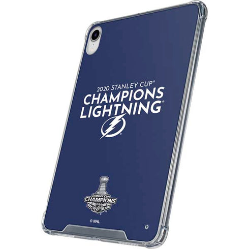 NHL 2020 Stanley Cup Champions Lightning iPad 11th Gen (2025) Clear Case
