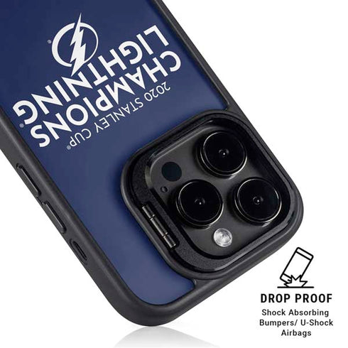 NHL 2020 Stanley Cup Champions Lightning iPhone 14 Pro Max Kickstand Case