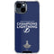 NHL 2020 Stanley Cup Champions Lightning iPhone 15 Clear Case