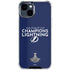 NHL 2020 Stanley Cup Champions Lightning iPhone 15 Clear Case