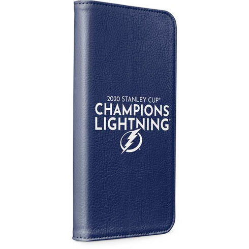 NHL 2020 Stanley Cup Champions Lightning iPhone 15 Plus Folio Case