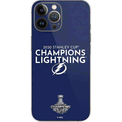 NHL 2020 Stanley Cup Champions Lightning iPhone 15 Pro Max Skin