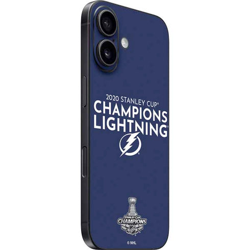NHL 2020 Stanley Cup Champions Lightning iPhone 16 Plus Skin