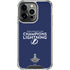 NHL 2020 Stanley Cup Champions Lightning iPhone 16 Pro Clear Case