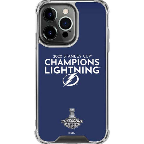 NHL 2020 Stanley Cup Champions Lightning iPhone 16 Pro Max Clear Case