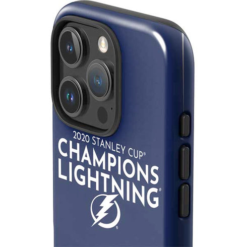 NHL 2020 Stanley Cup Champions Lightning iPhone 16 Pro Max Impact Case