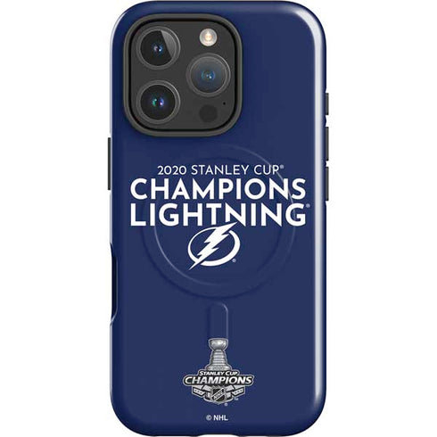 NHL 2020 Stanley Cup Champions Lightning iPhone 16 Pro Max Magsafe Impact Case
