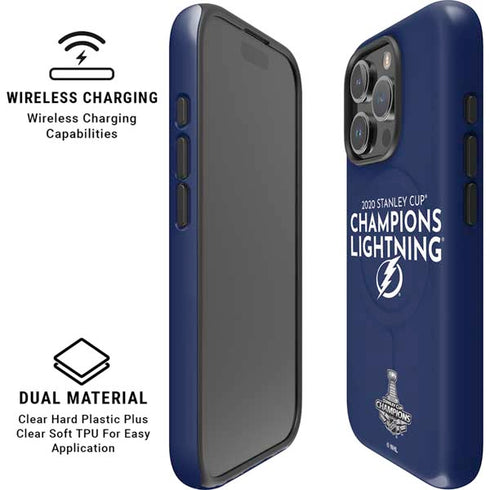 NHL 2020 Stanley Cup Champions Lightning iPhone 16 Pro Max Magsafe Impact Case