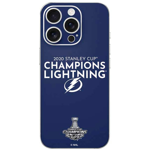 NHL 2020 Stanley Cup Champions Lightning iPhone 16 Pro Skin