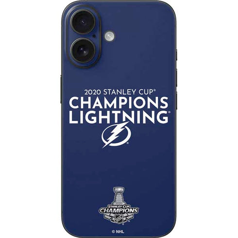 NHL 2020 Stanley Cup Champions Lightning iPhone 16 Skin