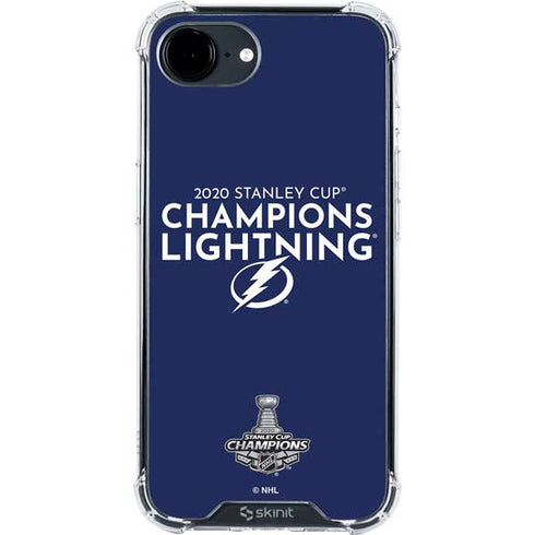 NHL 2020 Stanley Cup Champions Lightning iPhone 16e Clear Case