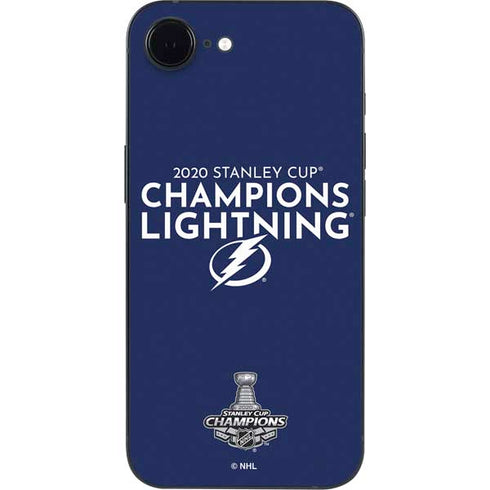 NHL 2020 Stanley Cup Champions Lightning iPhone 16e Skin