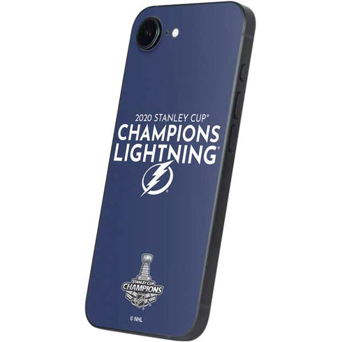 NHL 2020 Stanley Cup Champions Lightning iPhone 16e Skin