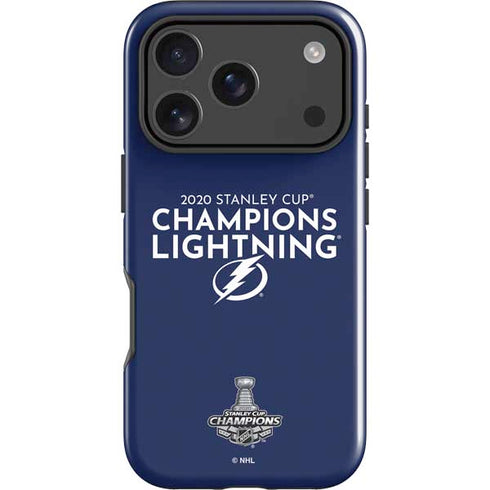 NHL 2020 Stanley Cup Champions Lightning iPhone 18 Pro Impact Case