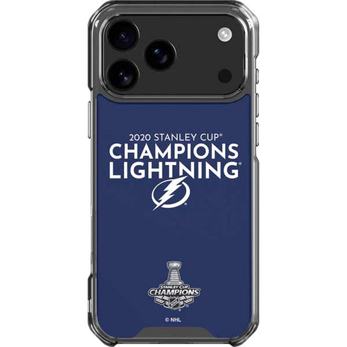 NHL 2020 Stanley Cup Champions Lightning iPhone 18 Pro Max Clear Case