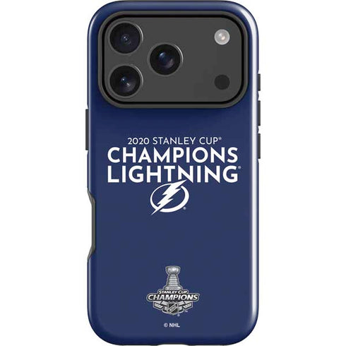 NHL 2020 Stanley Cup Champions Lightning iPhone 18 Pro Max Impact Case