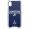 NHL 2020 Stanley Cup Champions Lightning iPhone XS Clear Case