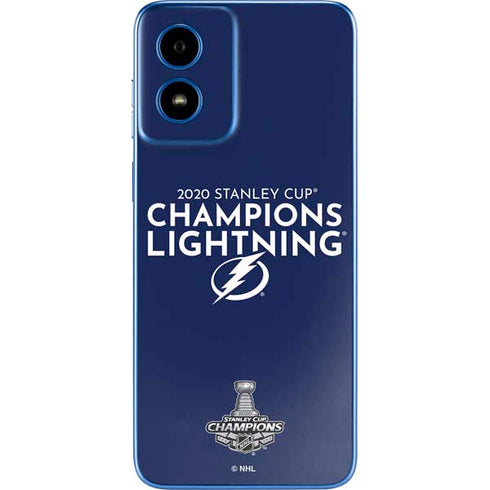 NHL 2020 Stanley Cup Champions Lightning Moto G Play 4G (2024) Skin