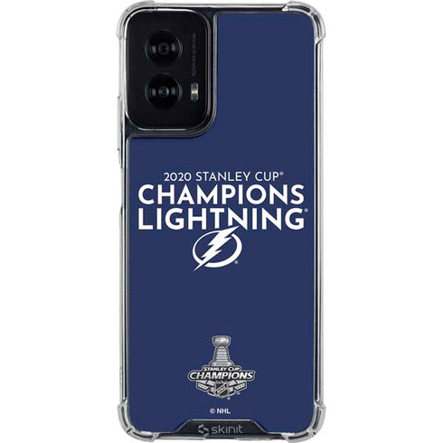 NHL 2020 Stanley Cup Champions Lightning Moto G Power 5G (2024) Clear Case