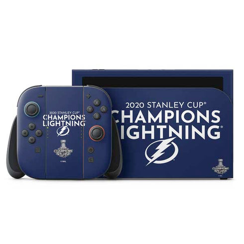 NHL 2020 Stanley Cup Champions Lightning Nintendo Skins