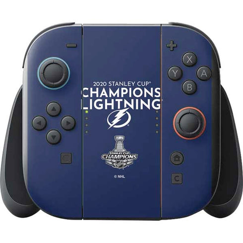 NHL 2020 Stanley Cup Champions Lightning Nintendo Switch 2 (2025) with Joy-Con Skin